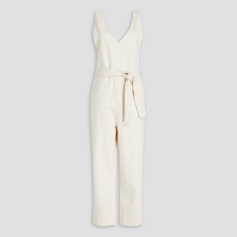 Alex Mill Cream Belted Jumpsuit - Picture 3 of 6